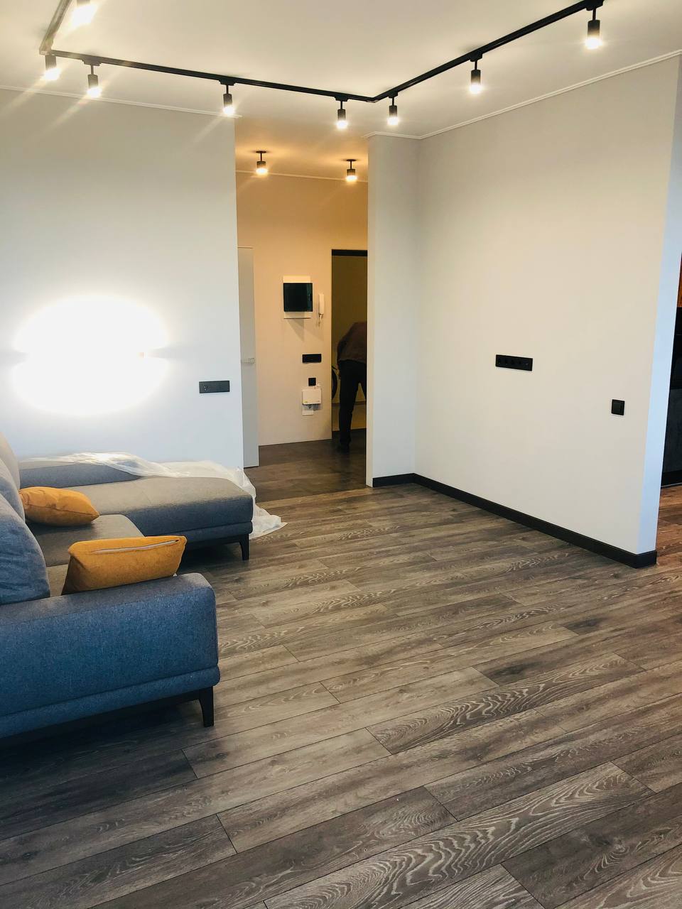 квартира в стиле минимализм светлая 120